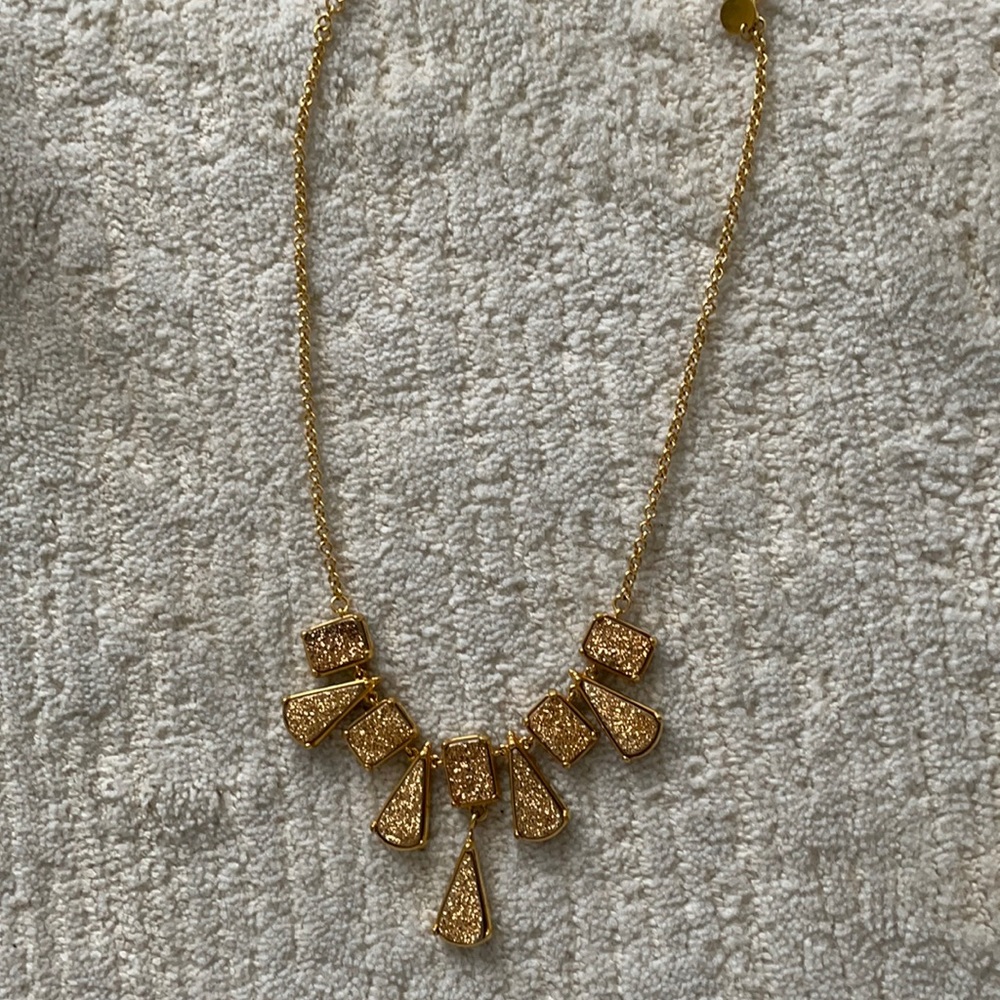 Gold sparkle necklace